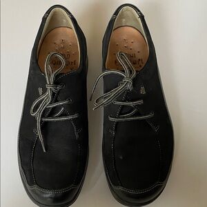 Finn Comfort Black Women's Oxfords